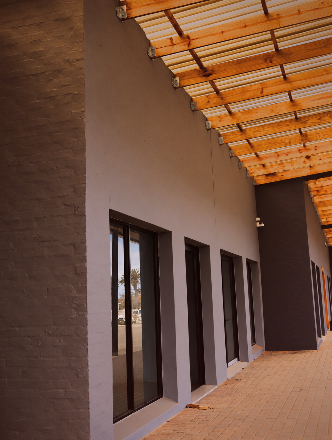 StoneGround Chocolate café exterior at the Alarc building